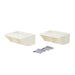 Heian LABRICO DIY Makeing Shelves Parts 9.4x3.8x7.9cm Off White Set of 2 DXO-2_1
