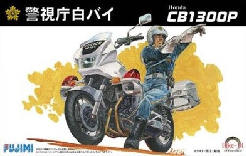 Fujimi 1/12 BIKE No.14 Honda CB1300P Motorcycle Police Plastic Model Kit NEW_1
