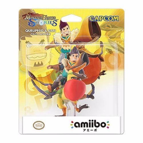 Nintendo amiibo Monster Hunter Stories QURUPECO & DAN 3DS Wii Accessories NEW_2