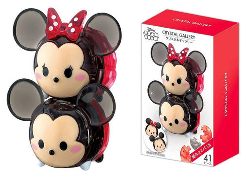 Hanayama Crystal Gallery 3D Puzzle Tsum Tsum Mickey & Minnie 41 pieces Plastic_1