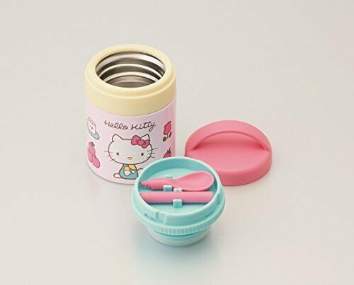 SKATER Hello Kitty 70's baby food cold insulation pot soup jar soup pot 180ml_2
