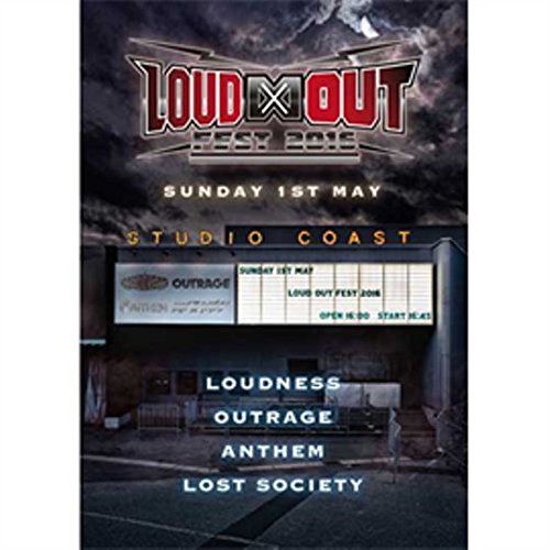 LOUDNESS LOUD OUT FEST OUTRAGE ANTHEM LOST SOCIETY DVD NEW from Japan_1