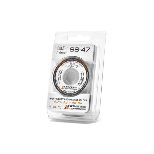 OYAIDE Denki SS-47 High Fidelity Audio Grade Solder Extra Fine 0.6mm 20g NEW_1