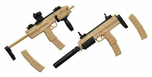 Tomytec 1/12 Little Armory (LA023) MP7A2 Type (Set of 2) Plastic Model Kit NEW_1
