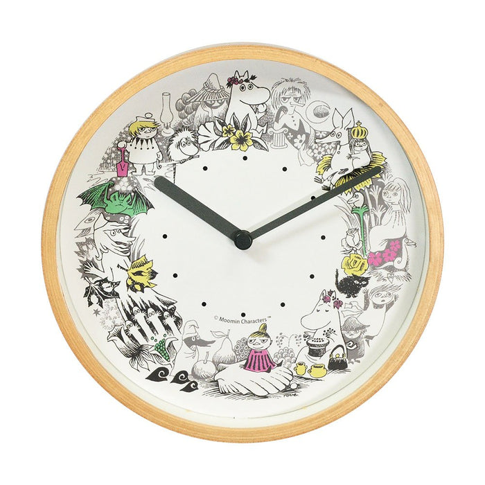 Moomintimepieces Moomin Wall Clock Reese Color MTP030018 200mmx40mm 420g NEW_1