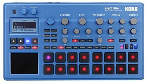 KORG Synthesizer Sequencer Electribe2 BL Electr Live 2 Metallic Blue Dance Music_1
