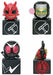 BANDAI Rider II s All 4 set Gashapon mascot capsule Figures NEW from Japan_1