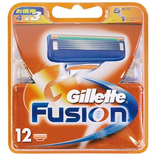 Gillette Fusion 5 1 manual shaving blade 12 coats NEW_1