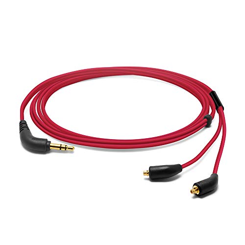 OYAIDE Headphones re-cable 1.2m [MMCX <=> 3.5 mm stereo mini] RED HPC-MXS RED_1