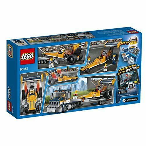 LEGO city ultra high speed race car and trailer 60151 NEW from Japan_2