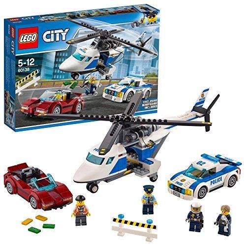 LEGO City police helicopter and police car 60138 NEW from Japan_1