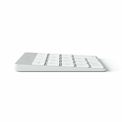 Satechi numeric keypad silver slim aluminum Bluetooth wireless 18 key i.  NEW_4