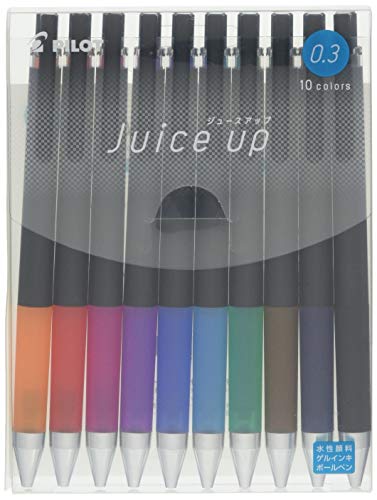 PILOT Juice Up Gel Ink Ballpoint Pen Knocking Type 0.3mm 10 Colors LJP200S3-10C_1