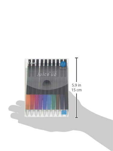 PILOT Juice Up Gel Ink Ballpoint Pen Knocking Type 0.3mm 10 Colors LJP200S3-10C_3