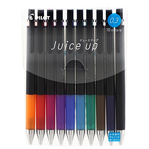 PILOT Juice Up Gel Ink Ballpoint Pen Knocking Type 0.3mm 10 Colors LJP200S3-10C_4