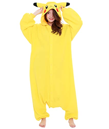 SAZAC Kigurumi Fleece Pokemon Pikachu Costume for Adult One-size TMY-022 NEW_1