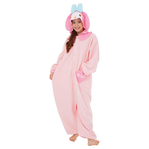 SAZAC Fleece Costume My Melody SAN-855 One Size Unisex Adult Pink Polyester NEW_1