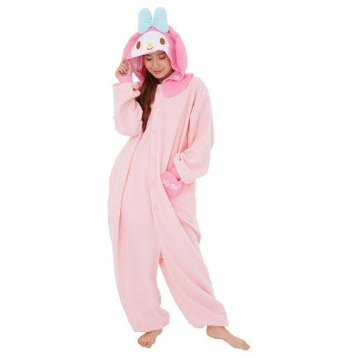 SAZAC Fleece Costume My Melody SAN-855 One Size Unisex Adult Pink Polyester NEW_2