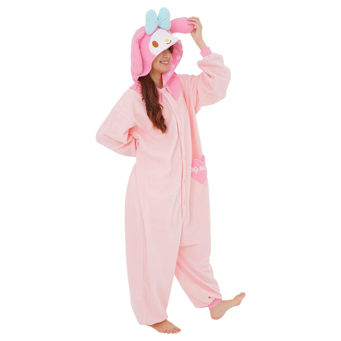 SAZAC Fleece Costume My Melody SAN-855 One Size Unisex Adult Pink Polyester NEW_7