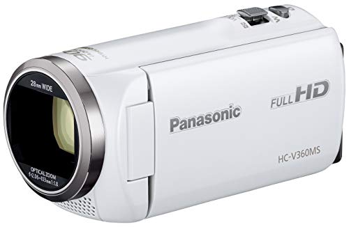 Panasonic HD Video Camera V360MS 16GB HC-V360MS-W White NEW from Japan_1