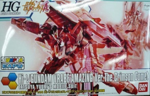 BANDAI HGBF 1/144 Hi-Nu GUNDAM VRABE AMAZING Ver The Crimson Comet Model Kit NEW_1