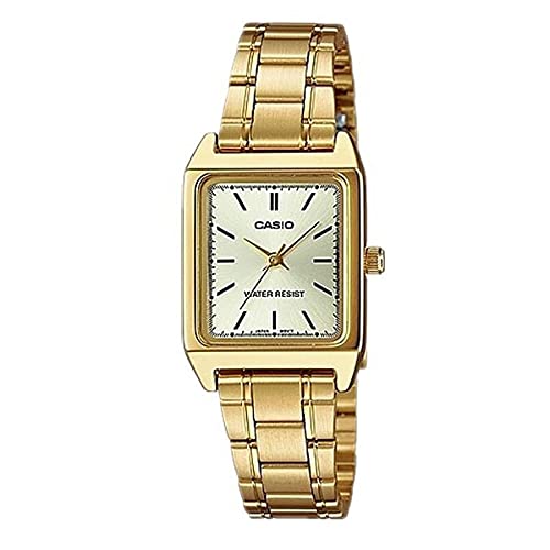 CASIO Quartz Woman Wrist Watch LTP-V007G-9E Champagne Gold NEW from Japan_1