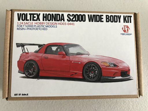 Hobby Design 1/24 Honda S2000 wide body Model Parts HD03-0441 for Advanced NEW_1