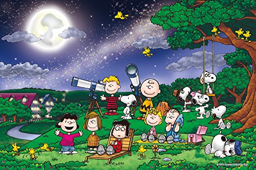 Epoch Jigsaw Puzzle Peanuts Snoopy Under The Full Moon 1000 Pieces 50 x 75 cm_1