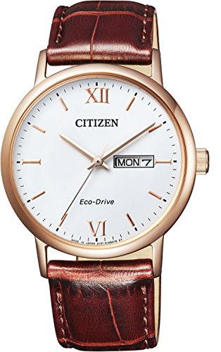CITIZEN COLLECTION Watch BM9012-02A Eco-Drive Men's Round Face Brown Band Analog_1