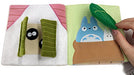 Studio Ghibli My Neighbor Totoro outing Fabric picture book Totoro 15cm ‎K-7240_2