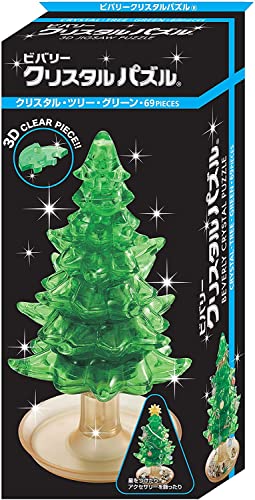 Beverly 3D Crystal Puzzle Crystal Tree Green 69 Pieces 50211 NEW from Japan_3