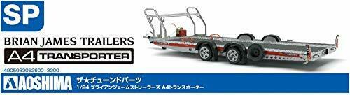 Aoshima 1/24Scale Brian James Trailers A4 Transporter Plastic Model Kit NEW_5