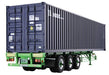 Aoshima 40Feet Sea Freight Container 3Axis Plastic Model Kit from Japan NEW_2