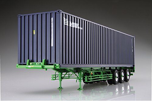 Aoshima 40Feet Sea Freight Container 3Axis Plastic Model Kit from Japan NEW_4