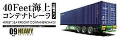 Aoshima 40Feet Sea Freight Container 3Axis Plastic Model Kit from Japan NEW_7