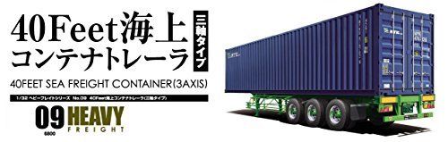 Aoshima 40Feet Sea Freight Container 3Axis Plastic Model Kit from Japan NEW_7