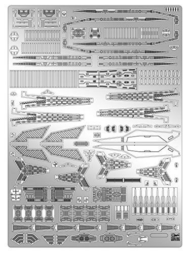 Hasegawa 1/4000 SDF-1 Macross Detail Up Etching Parts Kit NEW from Japan_1