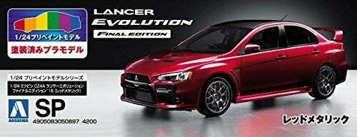 Aoshima 1/24 Mitsubishi CZ4A Lancer Evolution X Final Edition '15 (Red Metallic)_5