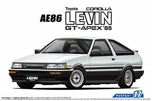 Aoshima 1/24 Toyota AE86 Corolla Levin GT-APEX '85 Plastic Model Kit NEW_4
