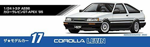 Aoshima 1/24 Toyota AE86 Corolla Levin GT-APEX '85 Plastic Model Kit NEW_5