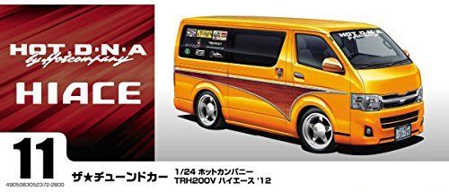 Aoshima TOYOTA Hot Company TRH200V Hiace '12 Plastic Model Kit from Japan NEW_5