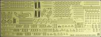 Hasegawa 1/350 IJN Aircraft Carrier Junyo Detail Up Photo-Etched Parts Super NEW_3