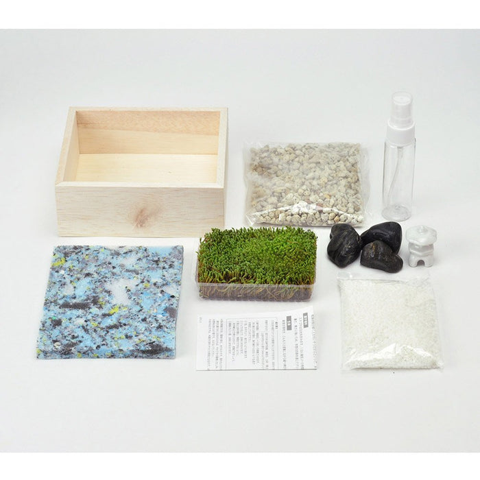 Seishin Togei Miniature Moss Garden Self Making Kit Japan Zen Garden ‎GD-719 NEW_4