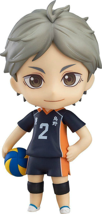 Nendoroid 665 Haikyu!! KOSHI SUGAWARA Action Figure ORANGE ROUGE NEW from Japan_1