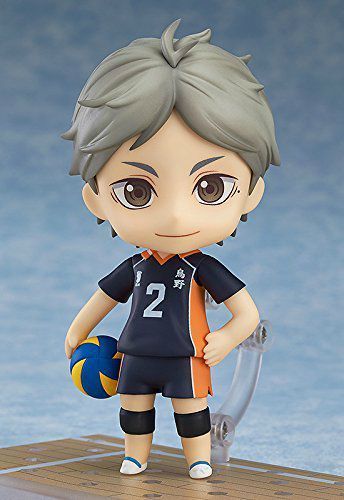 Nendoroid 665 Haikyu!! KOSHI SUGAWARA Action Figure ORANGE ROUGE NEW from Japan_2