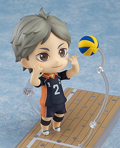 Nendoroid 665 Haikyu!! KOSHI SUGAWARA Action Figure ORANGE ROUGE NEW from Japan_3
