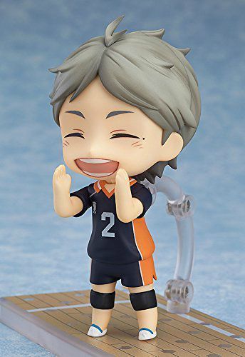 Nendoroid 665 Haikyu!! KOSHI SUGAWARA Action Figure ORANGE ROUGE NEW from Japan_4