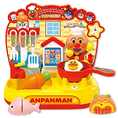 JOYPALETTE Anpanman Chat with touch! Smart Anpanman Kitchen Plastic Toy E480978H_1