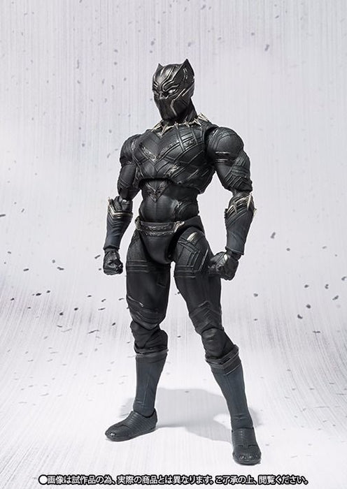S.H.Figuarts Captain America Civil War BLACK PANTHER Action Figure BANDAI NEW_3
