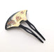 Lacquer hairpin Kyoga (B) 4X-137 Maeju lacquerware 13.2x9.3x2cm Acrylic resin_4